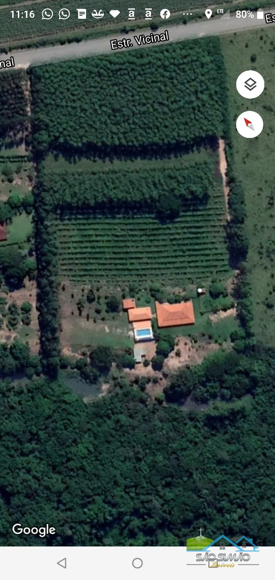 Sítio cinematográfico a venda em Tambaú SP